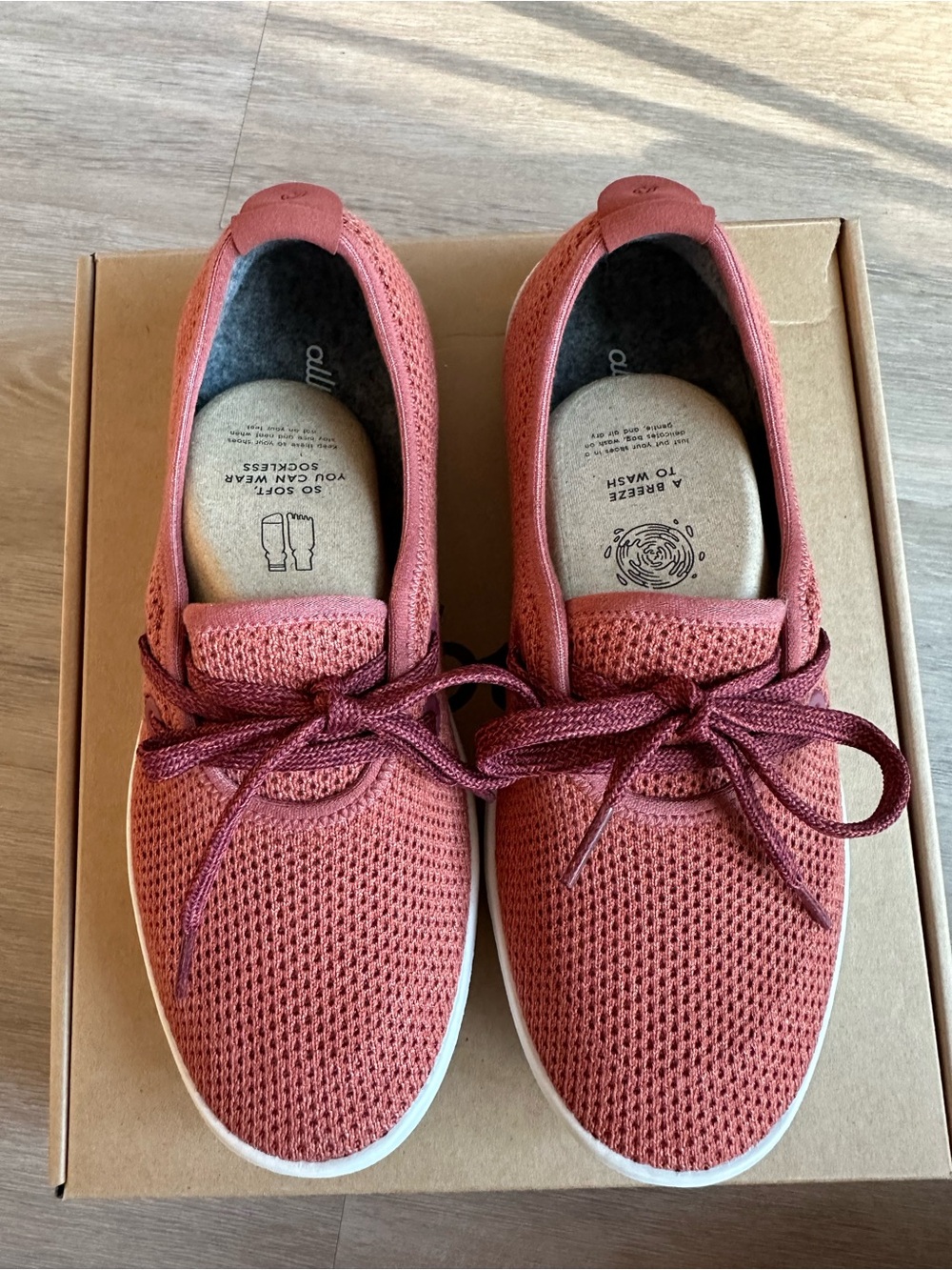 Allbirds tree skipper sun-kissed (white) women’s 8, new in box - Picture 2 of 7
